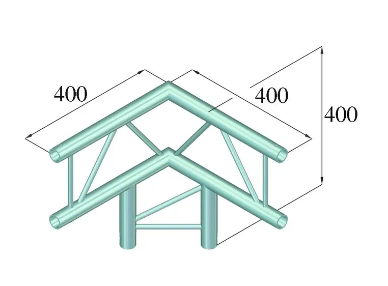 ALUTRUSS DECOLOCK DQ2-PAL31V 3-way corner 90° 